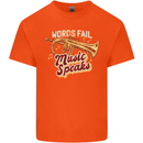 Flugelhorn Music Speaks Where Words Fail Kids T-Shirt Childrens Orange