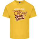 Flugelhorn Music Speaks Where Words Fail Kids T-Shirt Childrens Yellow