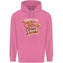 Flugelhorn Music Speaks Where Words Fail Mens 80% Cotton Hoodie Azelea