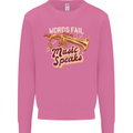 Flugelhorn Music Speaks Where Words Fail Mens Sweatshirt Jumper Azalea
