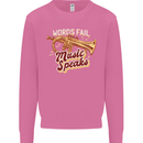 Flugelhorn Music Speaks Where Words Fail Mens Sweatshirt Jumper Azalea