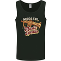 Flugelhorn Music Speaks Where Words Fail Mens Vest Tank Top Black