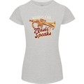 Flugelhorn Music Speaks Where Words Fail Womens Petite Cut T-Shirt Sports Grey