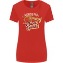 Flugelhorn Music Speaks Where Words Fail Womens Wider Cut T-Shirt Red