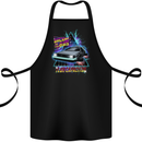 Flux Capacitor 80's Movie Cotton Apron 100% Organic Black