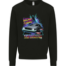 Flux Capacitor 80's Movie Kids Sweatshirt Jumper Black