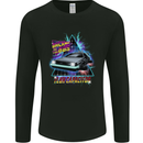 Flux Capacitor 80's Movie Mens Long Sleeve T-Shirt Black