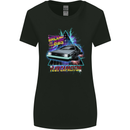 Flux Capacitor 80's Movie Womens Wider Cut T-Shirt Black