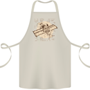 Flying Steampunk Dog Cotton Apron 100% Organic Natural