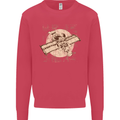 Flying Steampunk Dog Kids Sweatshirt Jumper Heliconia