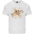 Flying Steampunk Dog Kids T-Shirt Childrens White