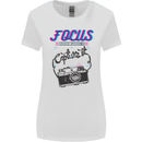 Focus and Then Capture It Photography Womens Wider Cut T-Shirt White