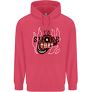 Food I'd Smoke That Funny Chef BBQ Cook Childrens Kids Hoodie Heliconia