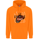 Food I'd Smoke That Funny Chef BBQ Cook Childrens Kids Hoodie Orange