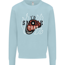 Food I'd Smoke That Funny Chef BBQ Cook Kids Sweatshirt Jumper Light Blue