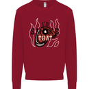 Food I'd Smoke That Funny Chef BBQ Cook Kids Sweatshirt Jumper Red