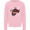 Food I'd Smoke That Funny Chef BBQ Cook Mens Sweatshirt Jumper Light Pink