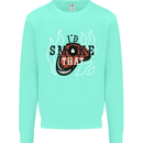 Food I'd Smoke That Funny Chef BBQ Cook Mens Sweatshirt Jumper Peppermint