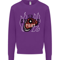 Food I'd Smoke That Funny Chef BBQ Cook Mens Sweatshirt Jumper Purple