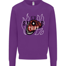 Food I'd Smoke That Funny Chef BBQ Cook Mens Sweatshirt Jumper Purple
