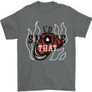 Food I'd Smoke That Funny Chef BBQ Cook Mens T-Shirt Cotton Gildan Charcoal