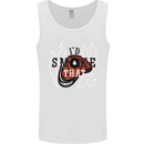 Food I'd Smoke That Funny Chef BBQ Cook Mens Vest Tank Top White