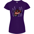 Food I'd Smoke That Funny Chef BBQ Cook Womens Petite Cut T-Shirt Purple