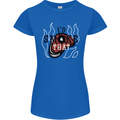 Food I'd Smoke That Funny Chef BBQ Cook Womens Petite Cut T-Shirt Royal Blue