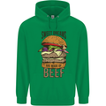 Food Sweet Dreams Beef Funny Chef BBQ Cook Mens 80% Cotton Hoodie Irish Green