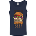 Food Sweet Dreams Beef Funny Chef BBQ Cook Mens Vest Tank Top Navy Blue