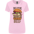 Food Sweet Dreams Beef Funny Chef BBQ Cook Womens Wider Cut T-Shirt Light Pink