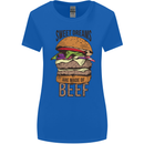 Food Sweet Dreams Beef Funny Chef BBQ Cook Womens Wider Cut T-Shirt Royal Blue