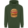 Food Your Opinion Funny Chef BBQ Cook Childrens Kids Hoodie Forest Green