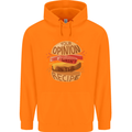 Food Your Opinion Funny Chef BBQ Cook Childrens Kids Hoodie Orange