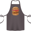 Food Your Opinion Funny Chef BBQ Cook Cotton Apron 100% Organic Dark Grey