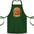 Food Your Opinion Funny Chef BBQ Cook Cotton Apron 100% Organic Forest Green