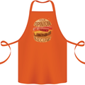 Food Your Opinion Funny Chef BBQ Cook Cotton Apron 100% Organic Orange
