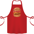 Food Your Opinion Funny Chef BBQ Cook Cotton Apron 100% Organic Red