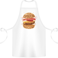 Food Your Opinion Funny Chef BBQ Cook Cotton Apron 100% Organic White