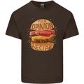 Food Your Opinion Funny Chef BBQ Cook Kids T-Shirt Childrens Chocolate