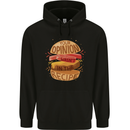 Food Your Opinion Funny Chef BBQ Cook Mens 80% Cotton Hoodie Black