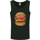 Food Your Opinion Funny Chef BBQ Cook Mens Vest Tank Top Black