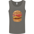 Food Your Opinion Funny Chef BBQ Cook Mens Vest Tank Top Charcoal