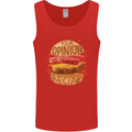 Food Your Opinion Funny Chef BBQ Cook Mens Vest Tank Top Red