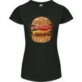 Food Your Opinion Funny Chef BBQ Cook Womens Petite Cut T-Shirt Black