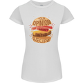Food Your Opinion Funny Chef BBQ Cook Womens Petite Cut T-Shirt White
