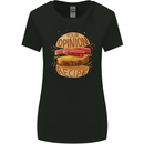Food Your Opinion Funny Chef BBQ Cook Womens Wider Cut T-Shirt Black