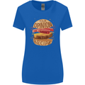Food Your Opinion Funny Chef BBQ Cook Womens Wider Cut T-Shirt Royal Blue