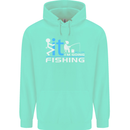 Fook It I'm Going Fishing Funny Fisherman Mens 80% Cotton Hoodie Peppermint