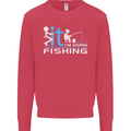 Fook It I'm Going Fishing Funny Fisherman Mens Sweatshirt Jumper Heliconia